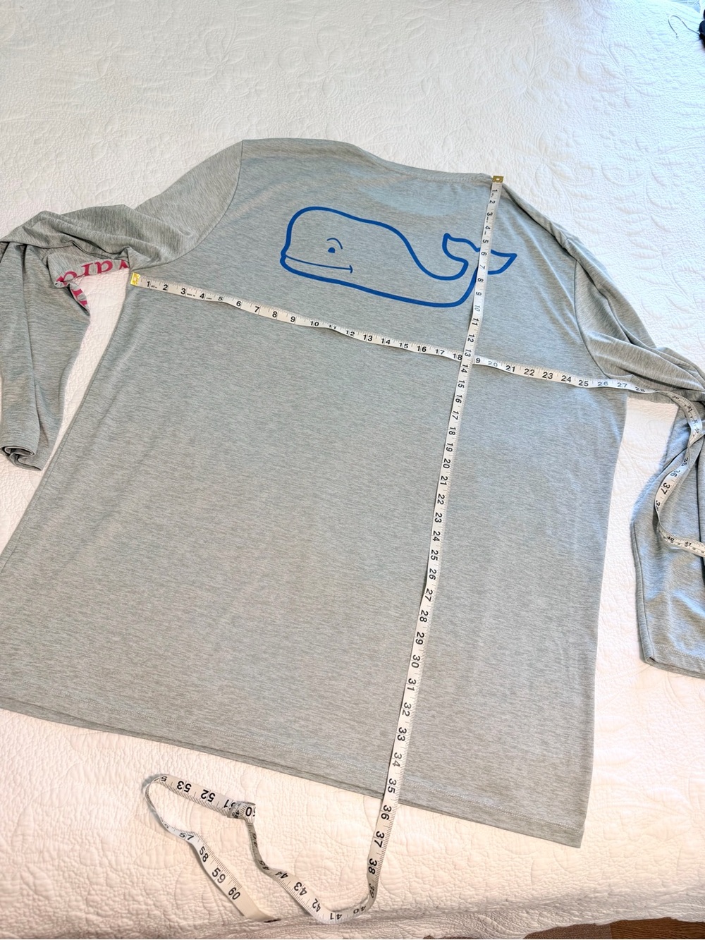 Vineyard Vines Men's XL 2X Performance Long Sleeve TShirt Rash Guard UPF Sun Tee - Picture 4 of 4